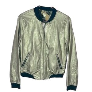 VINTAGE UNIQ Los Angelos Gold Zip up Jacket
